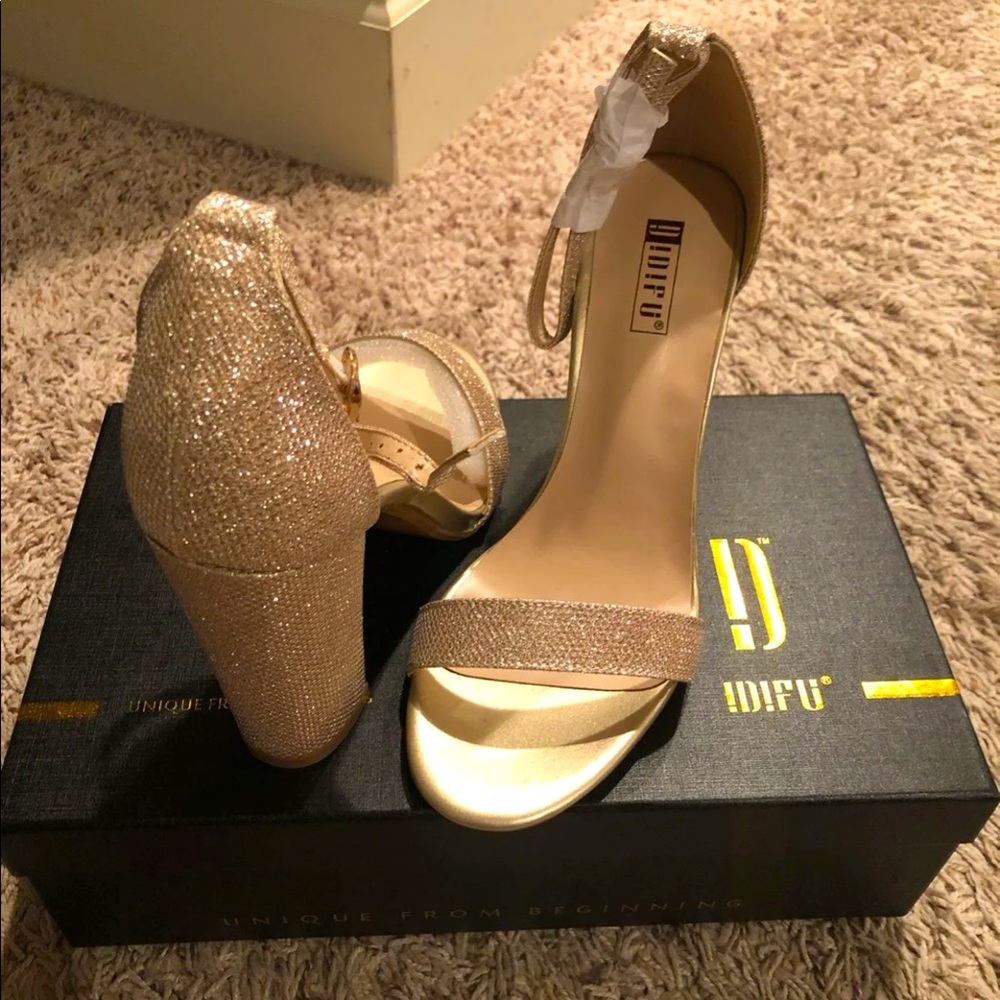 Open Toe Block Heel